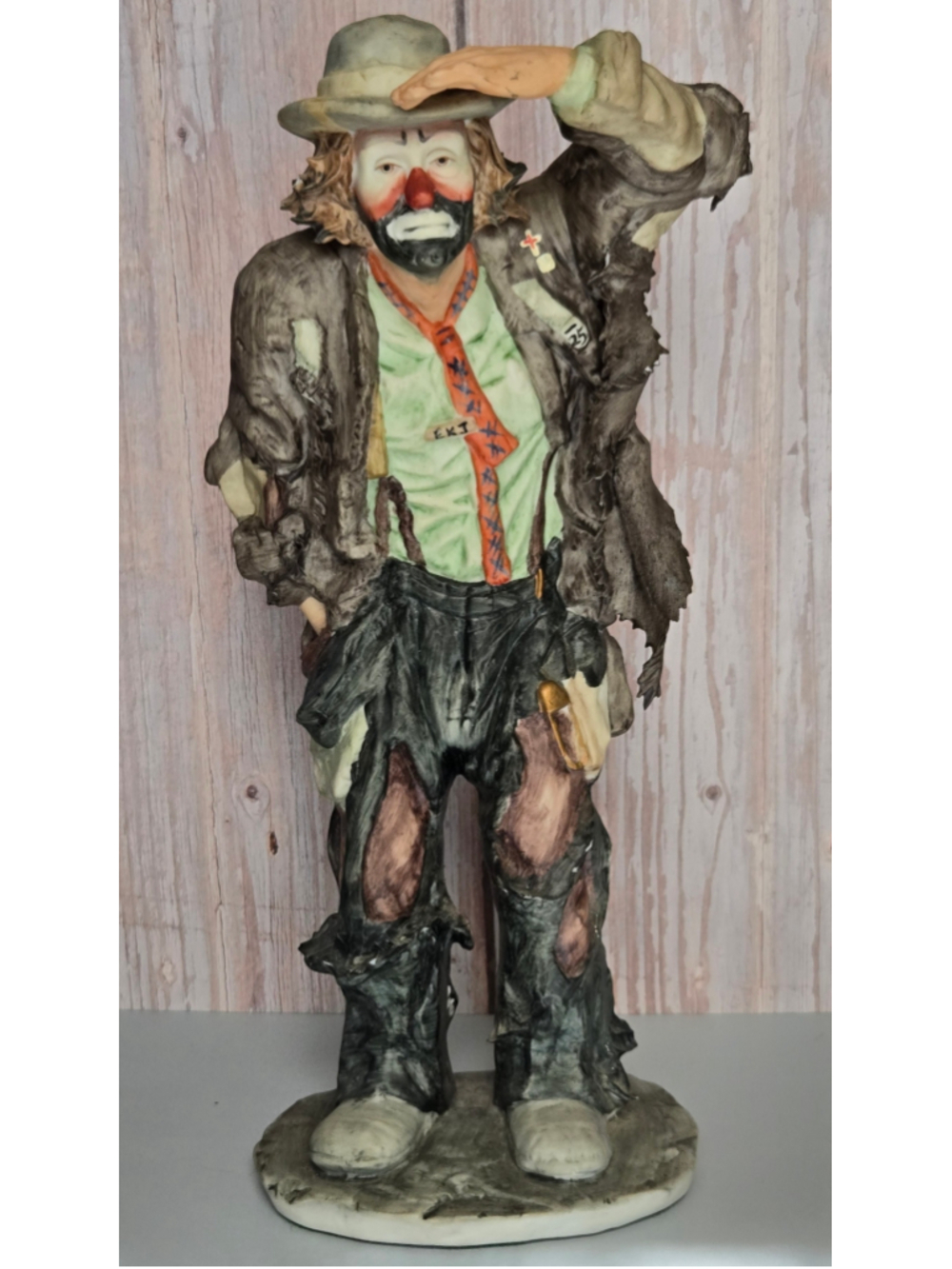 Vintage Emmett Kelly Jr Flambro Clown Figurine Limited Edition 3866/12000